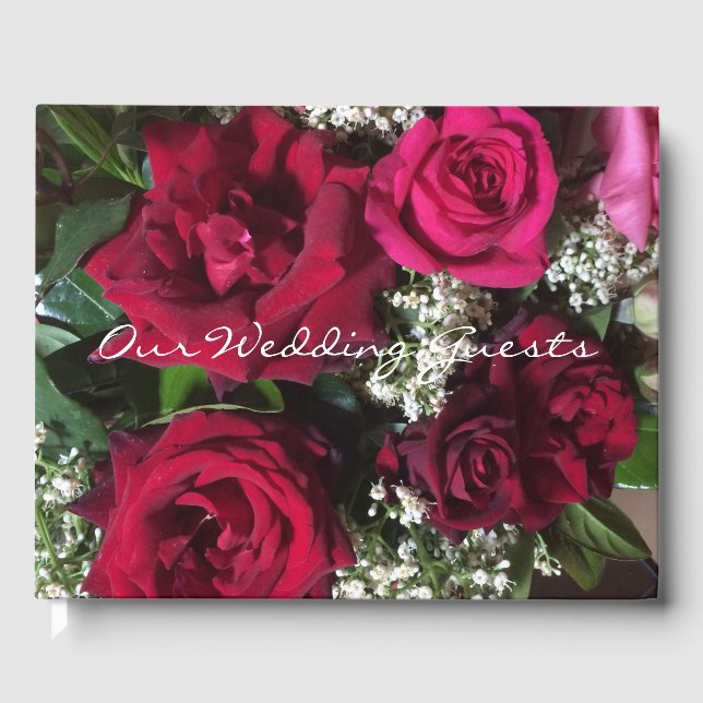 Livre D'or Roses de mariage (Recto)