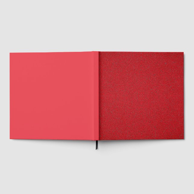 Livre d'or rouge semi-résine (division verticale) (Complet)