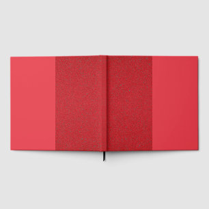 Livre d'or Rouge Tomate Centre Texturé – Personnal