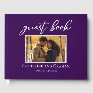 Livre D'or Royal Purple Mariage Couple Photo