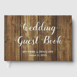 Livre D'or Rustic Barn Wood