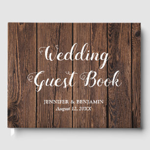 Livre D'or Rustic Barn Wood