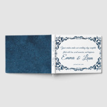 Rustic Mexican Wedding Guest Book 