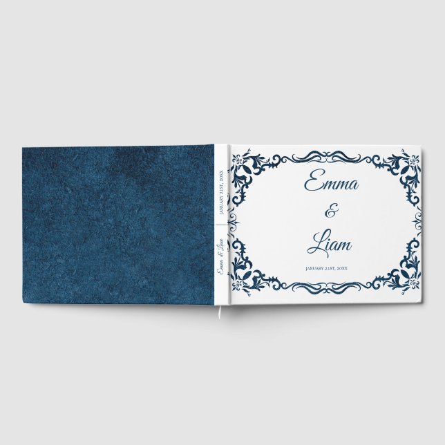 Livre D'or Rustic Mexican Wedding Guest Book  (Complet)