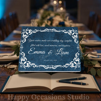 Livre D'or Rustic Mexican Wedding Guest Book