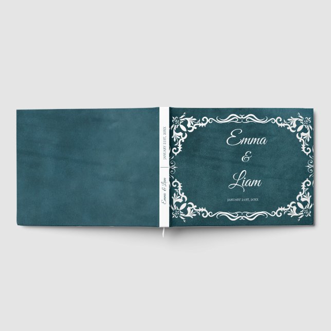 Livre D'or Rustic Mexican Wedding Guest Book  (Complet)