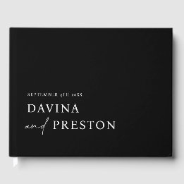 Livre D'or Script contemporain Simple minimaliste moderne NOI