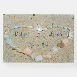 Livre D'or Seashore Heart