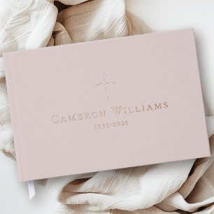 Livre D'or Simple mémoire d'amour croisé mémorial funéraire