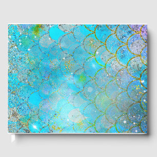 Livre D'or Sirène Perle Iridescent Pailleté Brillance Scintil