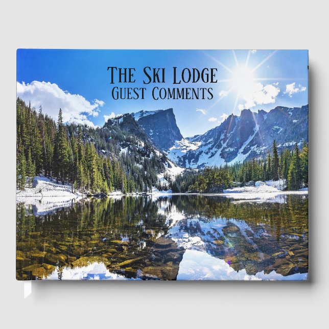 Livre D'or Ski Mountains Hôtel Vacances Maison Bienvenue (Recto)