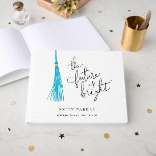 Livre D'or Sky Blue Tassel L'Avenir Est Clair Graduation