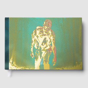 Livre D'or SlipperyJoe terrifiante figure de zombie isolée om