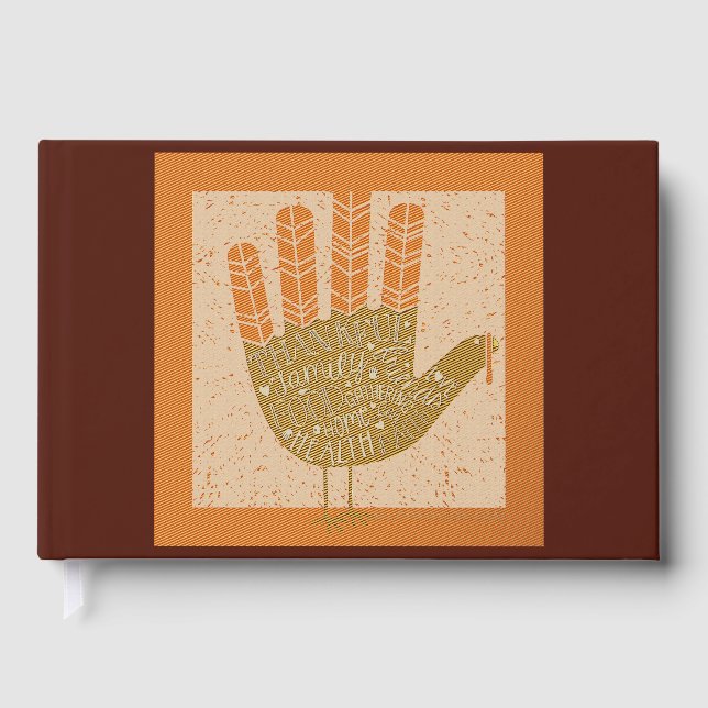 Livre D'or SlipperyJoe's Thanksgiving turkey cosy ambiance d' (Recto)