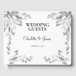 Livre D'or Soft Purple Scottish Heather Wedding 