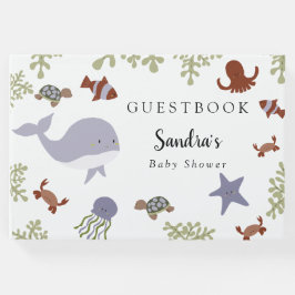 Livre D'or Sous le Baby shower marin Cute Custom