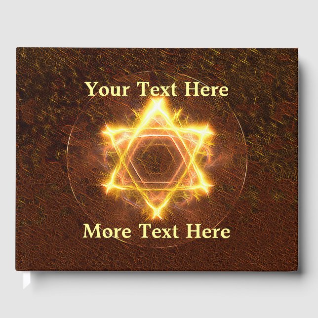 Livre D'or Starfire Fractal Magen David (Recto)