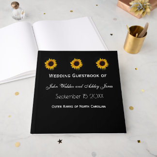 Livre D'or Sunflower Droplets Wedding
