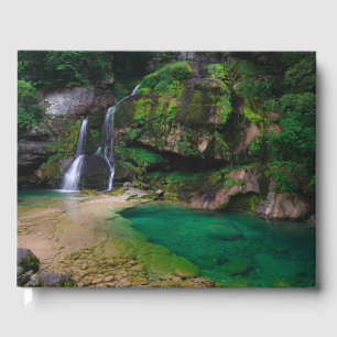 Livre D'or Superbe cascade Virje, Slovénie Poster