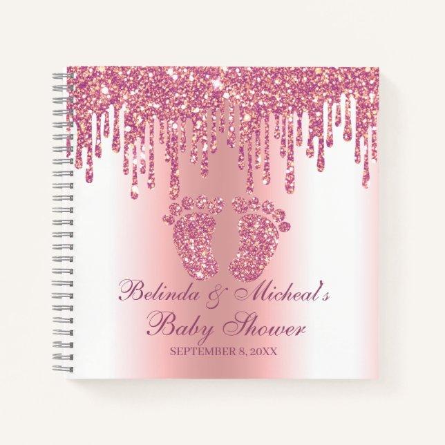 Livre d'or sur le Baby shower de parties scintilla (Devant)