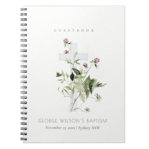 Livre d'or sur le baptême floral Fleur sauvage