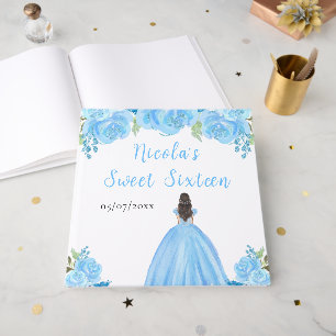 Livre d'or Sweet Sixteen Princesse aux Cheveux Bru