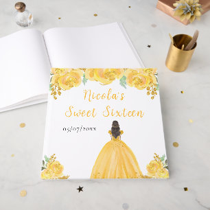 Livre d'or Sweet Sixteen Princesse aux Cheveux Bru