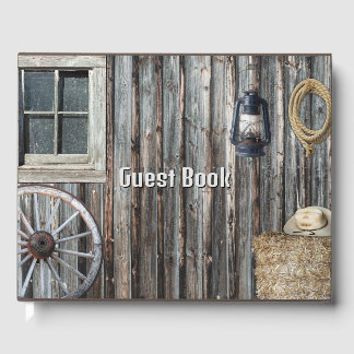Livre D'or Tapisserie de cowboy de l'Ouest
