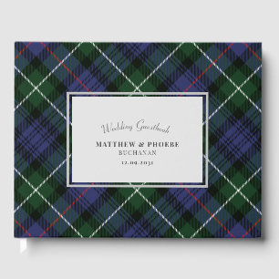 Livre D'or Tartan Clan MacKenzie Carreaux Violet Vert