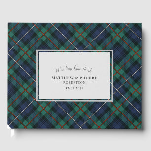 Livre D'or Tartan Clan Robertson Mariage