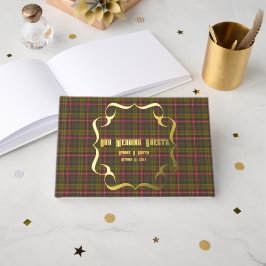 Livre D'or Tartan écossais Patiné Buchanan