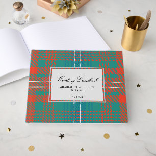 Livre D'or Tartan Rustic Wilson Plaid Mariage