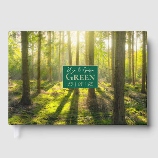 Livre D'or Thème Forêt Verte