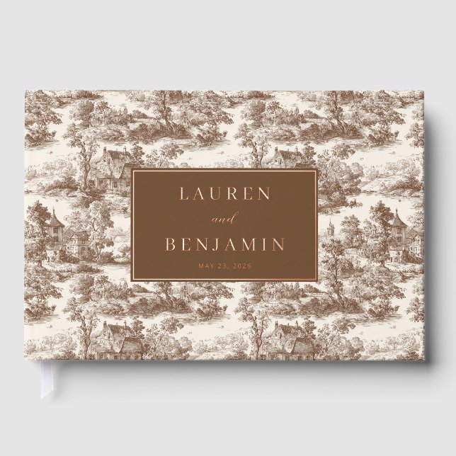 Livre D'or Toile de Romance Wedding (Recto)