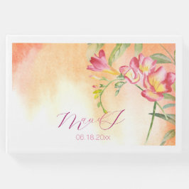 Livre D'or Tropical Freesia Mariage