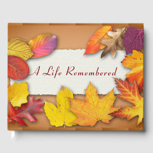 Livre D'or Un souvenir de vie : Funeral Guest Book