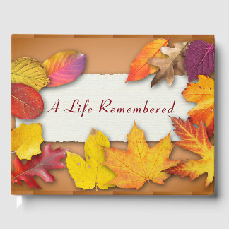 Livre D'or Un souvenir de vie : Funeral Guest Book