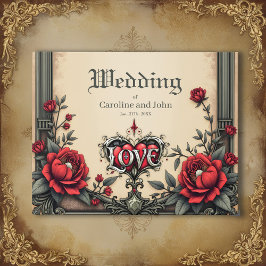 Livre D'or Une romance gothique. Un style gothique et orné