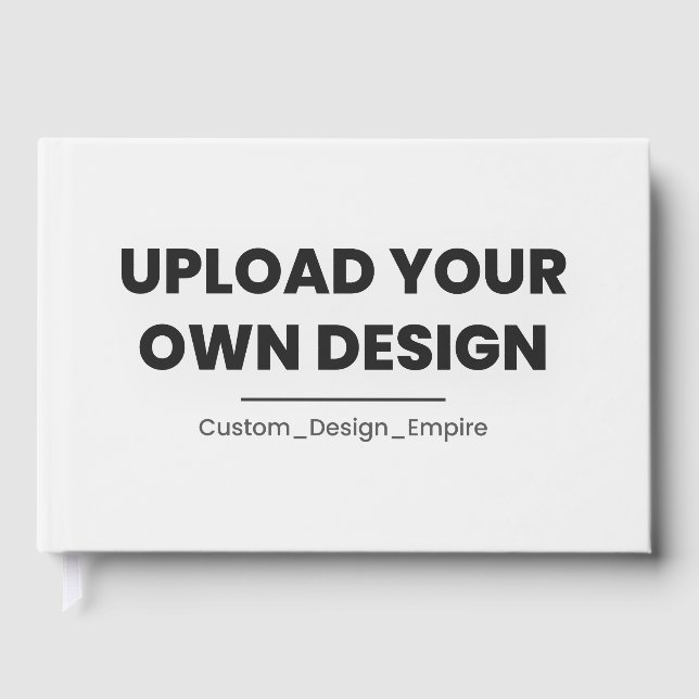 Livre D'or Upload Your Own Design Here | Custom Template (Recto)