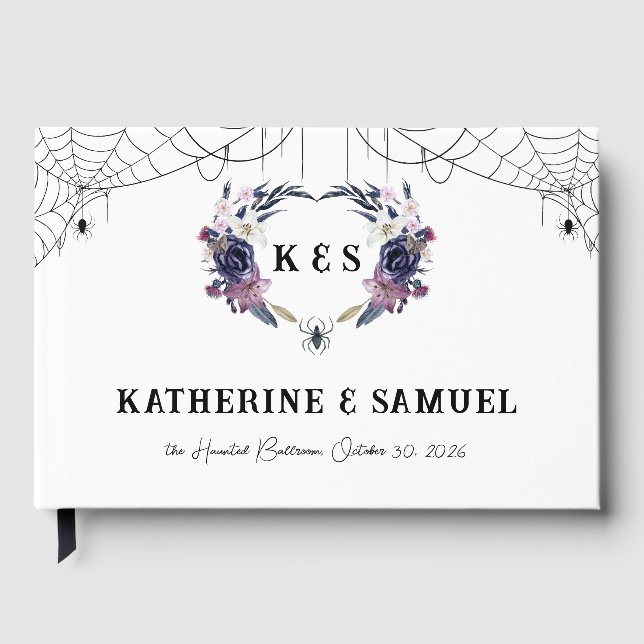 Livre D'or Vague Mariage d'Halloween (Recto)