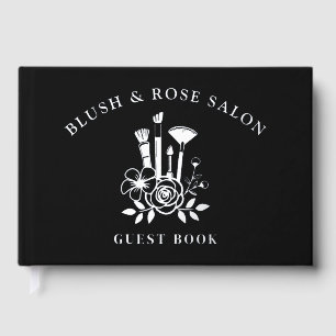 Livre D'or Véritable Foil Élégant Floral Black Maquillage