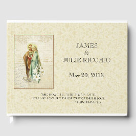 Livre D'or Vierge traditionnelle catholique Mariage Marie