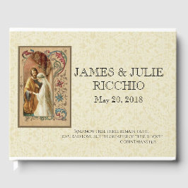 Livre D'or Vierge traditionnelle catholique Mariage Marie
