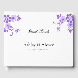 Livre D'or Violet floral