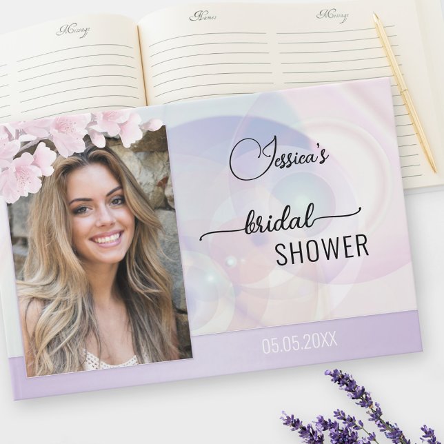 Livre D'or Votre photo artistique Fleur lilac Shower de maria (Créateur téléchargé)