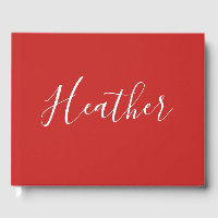 Votre script blanc personnalisé en rouge
