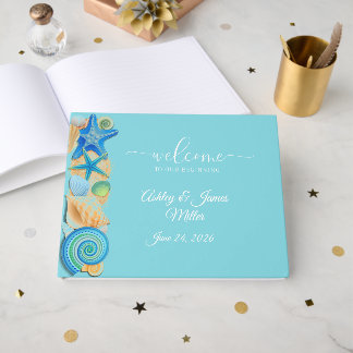 Livre D'or Wedding Guest Book-Beach Shells
