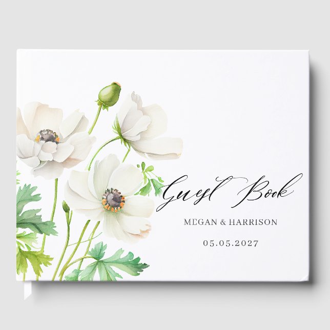Livre d'or White Anemone (Recto)