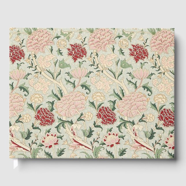 Livre D'or William Morris Cray Floral (Recto)