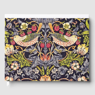 Livre D'or William Morris Strawberry Thief Floral Art nouveau